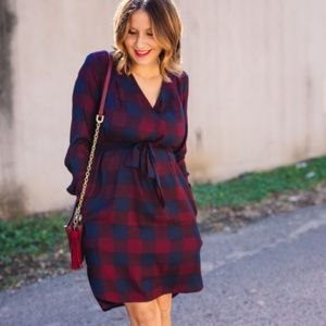 Ann Taylor Plaid Dress